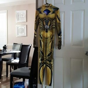 Womens yellow power ranger costume